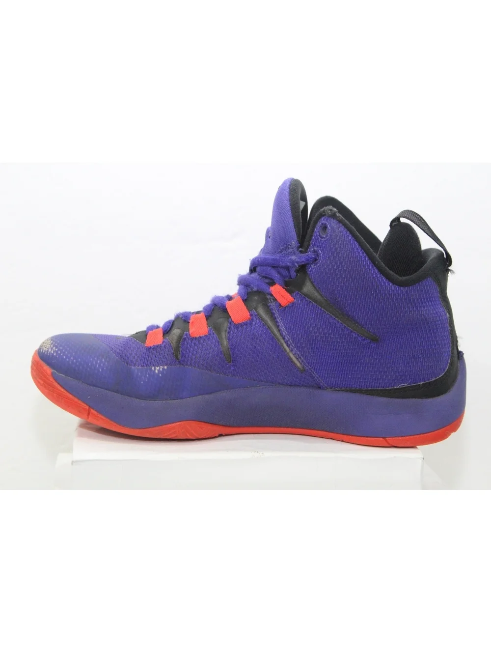 Nike Air Jordan Super Fly II 2 GS Dark Concord / Infrared Red Youth Shoes Sz 5 Y
